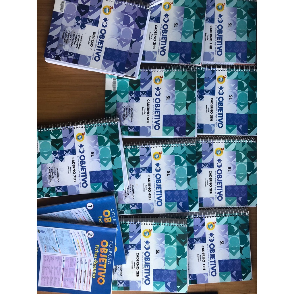 Livros Curso Objetivo cursinho 2023/2024 PRÉ VESTIBULAR COMPLETO ...