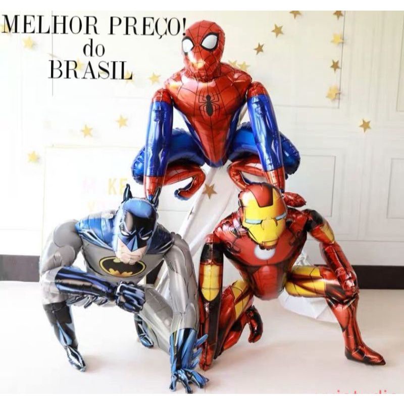 Balão Bubble Spider Man Web 56cm