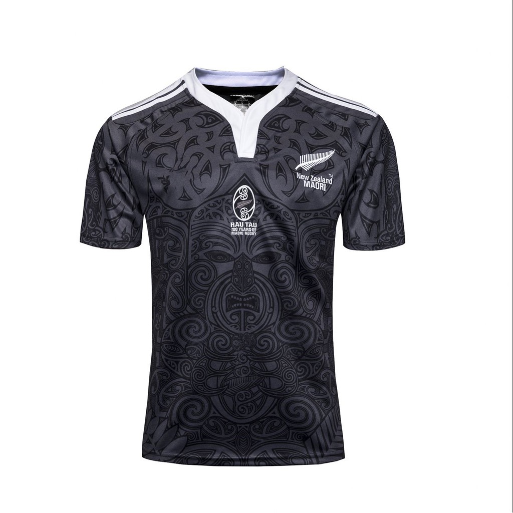 Nova Zelândia Maori Todos Os Negros Camisa Edição Comemorativa Rugby 100 Ano De Aniversário Tamanho Grande 5xl