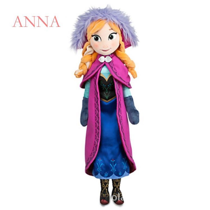 50 Cm Congelado Anna Elsa Bonecas Rainha da Neve Princesa Anna Elsa Boneca  Brinquedos Recheados Frozen Plush Crianças Brinquedos Aniversário Natal  Presente-i