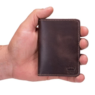 Mini Carteira Aba Slim Couro Legitimo Para Cnh,cédulas,cartões