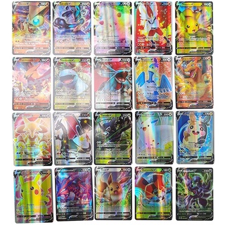 Kit 10 Cartas de jogo pokemon brinquedos mega ex versão em inglês nenhuma  repetição brilhante batalha carte negociação coleção cartão crianças  brinquedos presentes