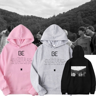 Kpop Feminino BTS Hoodie BE Novo Álbum De Inverno Mulheres Sweatshirt