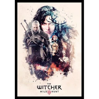 Quadro The Witcher 3 Wild Hunt Game Arte 2