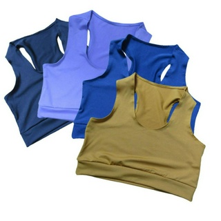 Kit 3 Top Academia Moda Fitness Lisa Suplex Esporte Treino Roupas Feminina