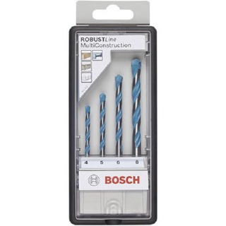 Jogo De Brocas Multi Uso 4 - 5 - 6 - 8mm - Bosch