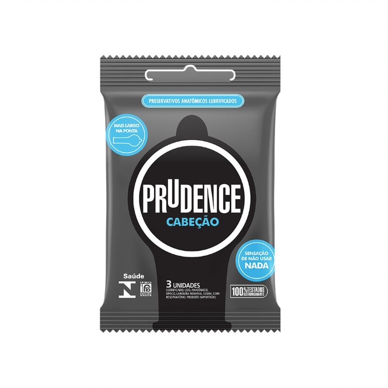 Preservativo Prudence Cabeção Com 6 Unidades