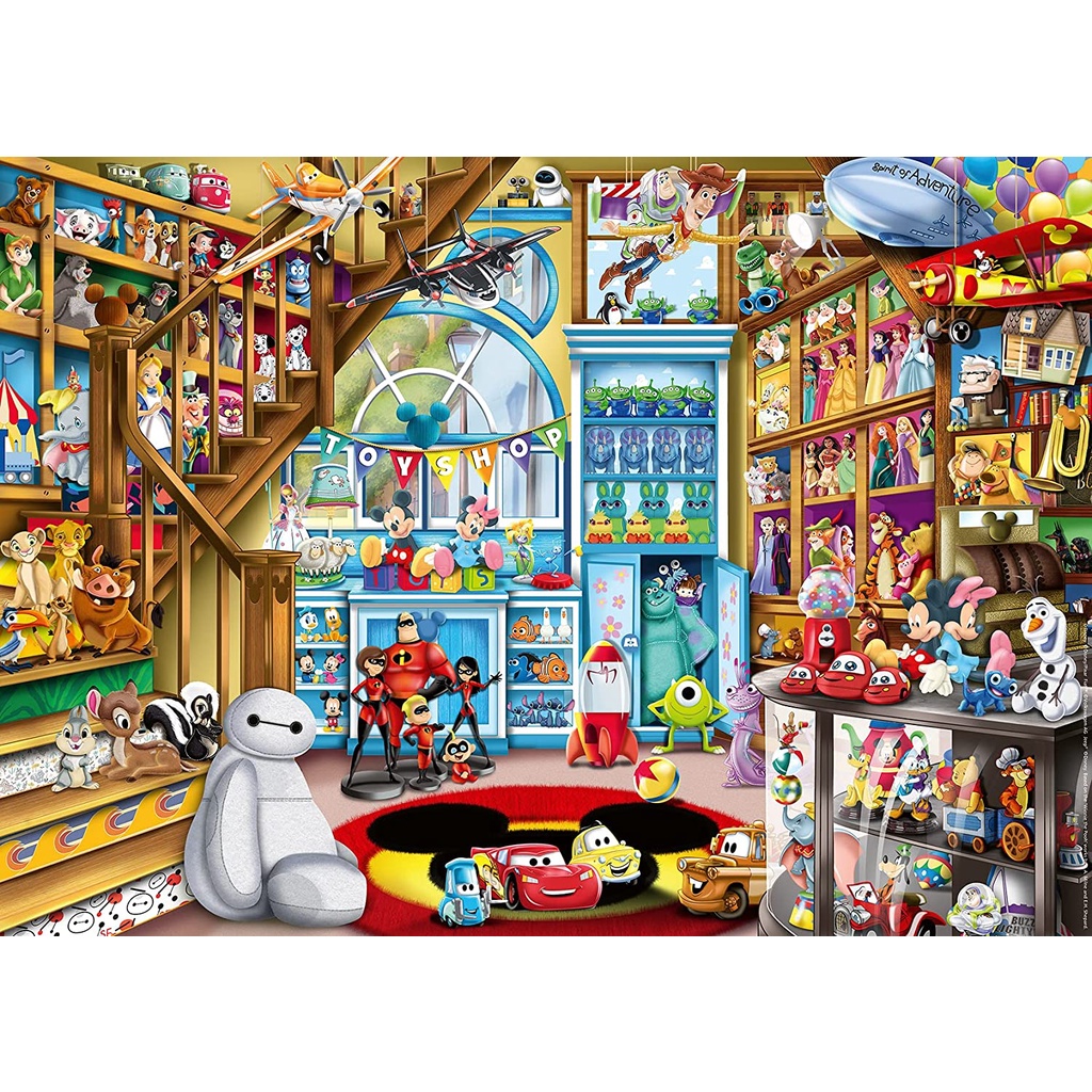 Disney Pixar Brinquedo Loja Quebra-Cabeça Puzzle (1000 Peças) , Multicolor Moda Bonito 300 500 Diy Presente Caseiro Descompression Enigma