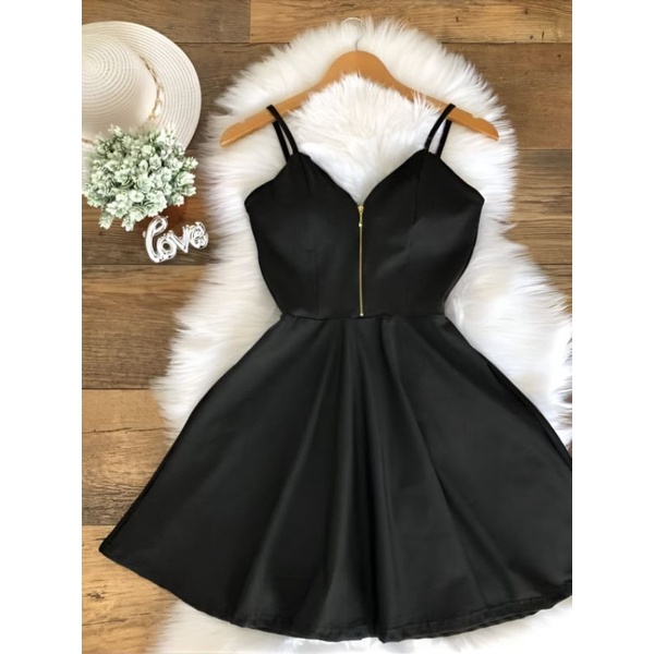 Vestido Soltinho Rodado de Alcinha Com Bojo 01