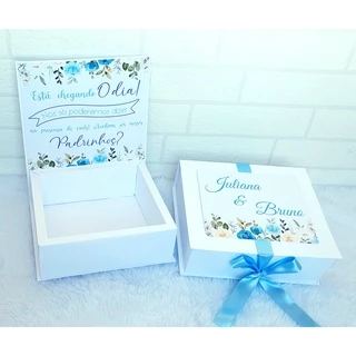 Caixa Personalizada para Padrinhos de Casamento