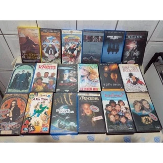 VHS diversos 25 reais cada