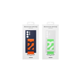 Capa Protetora Samsung Galaxy S22 Ultra Silicone Com Cinta