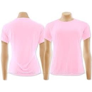 Camiseta Rosa 100% Poliester