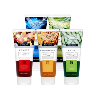 3w clinic clear cleansing foam 180g 5 types