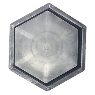Formas Plásticas Sextavada Lisa (Bloquete) 20x20x6 cmFP002- Brasfort