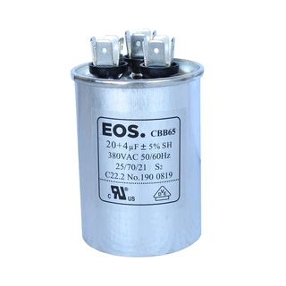 Capacitor Duplo 20+4uf 380v Ac Para Ar Condicionado Split