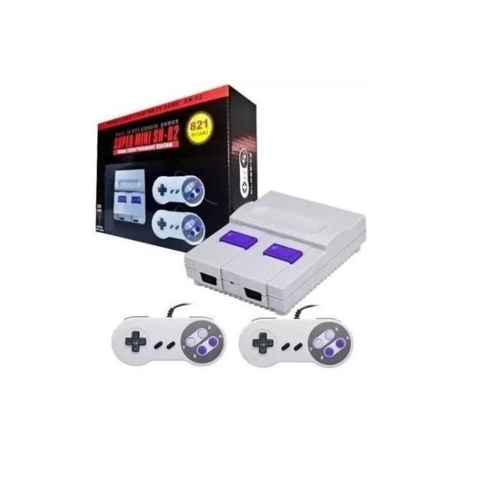 Video Game Retro em HD Classic Sn-02 821 Jogos 8 Bits