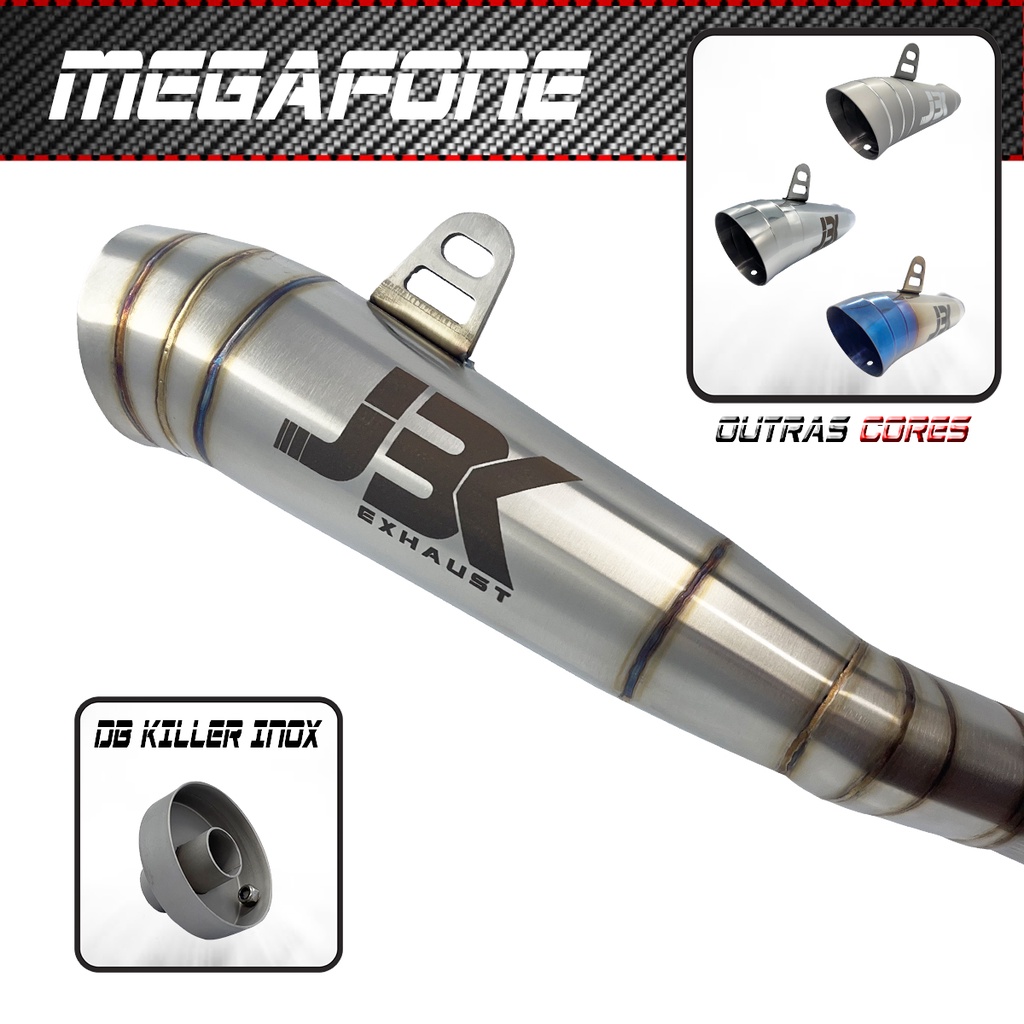 Escapamento Esportivo Z 750 Z750 Ponteira Megafone Jbk | Shopee Brasil