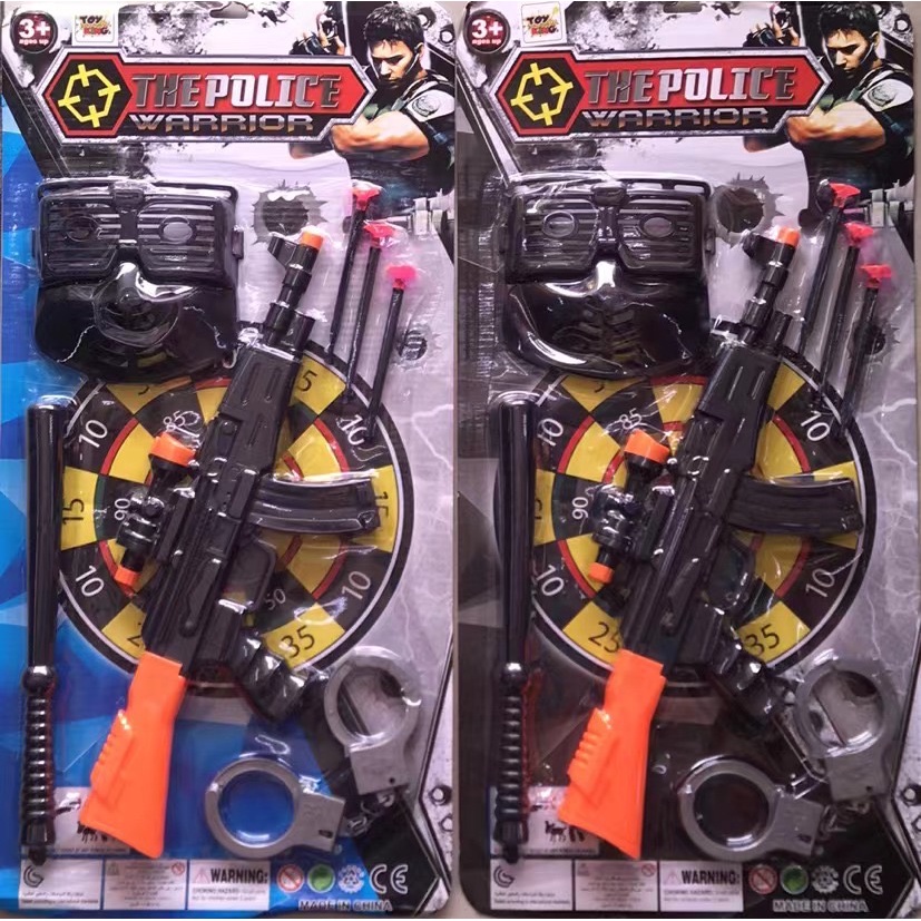 KIT C/ 2 Arminha Lança Dardos e Bolinhas Água Gel Pistola de Brinquedo Arma  Tipo Nerf Barato Criança