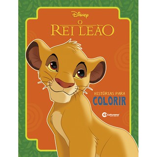 Livro De Colorir Infantil O Rei Leão Disney 64 Páginas Culturama