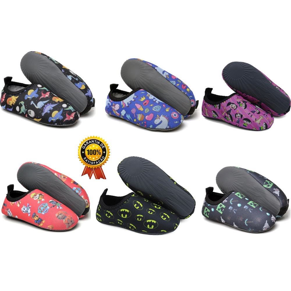 Sapatilha Sapato Neoprene Antiderrapante Areia Piscina Infantil Menina Menino Unissex Direto Da Fabrica Moda Oferta Sapato De Criança Direto de Fábrica