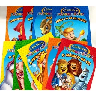 Kit de Livros Clássicos Inesquecíveis com 07 temas a sua escolha ( 20 x 27 cm)