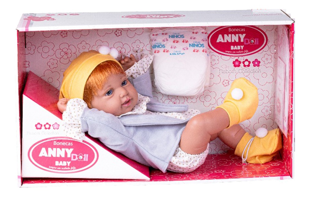 Boneca Reborn Anny Doll Baby - Cotiplás 2440 - Fabrica da Alegria