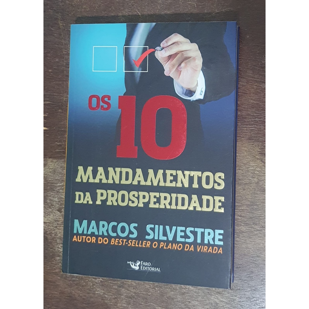 Os 10 Mandamentos Da Prosperidade - Livro (SEMINOVO) | Shopee Brasil