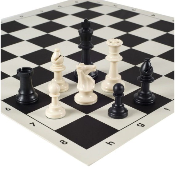 Jogo de Xadrez - Série Família Real Britânica Antigo A02OT71