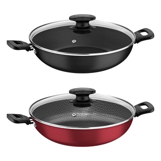 Panela Wok Tramontina 3,3l Com Tampa Antiaderente Loreto