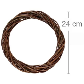Guirlanda em Rattan 24 cm de Diâmetro
