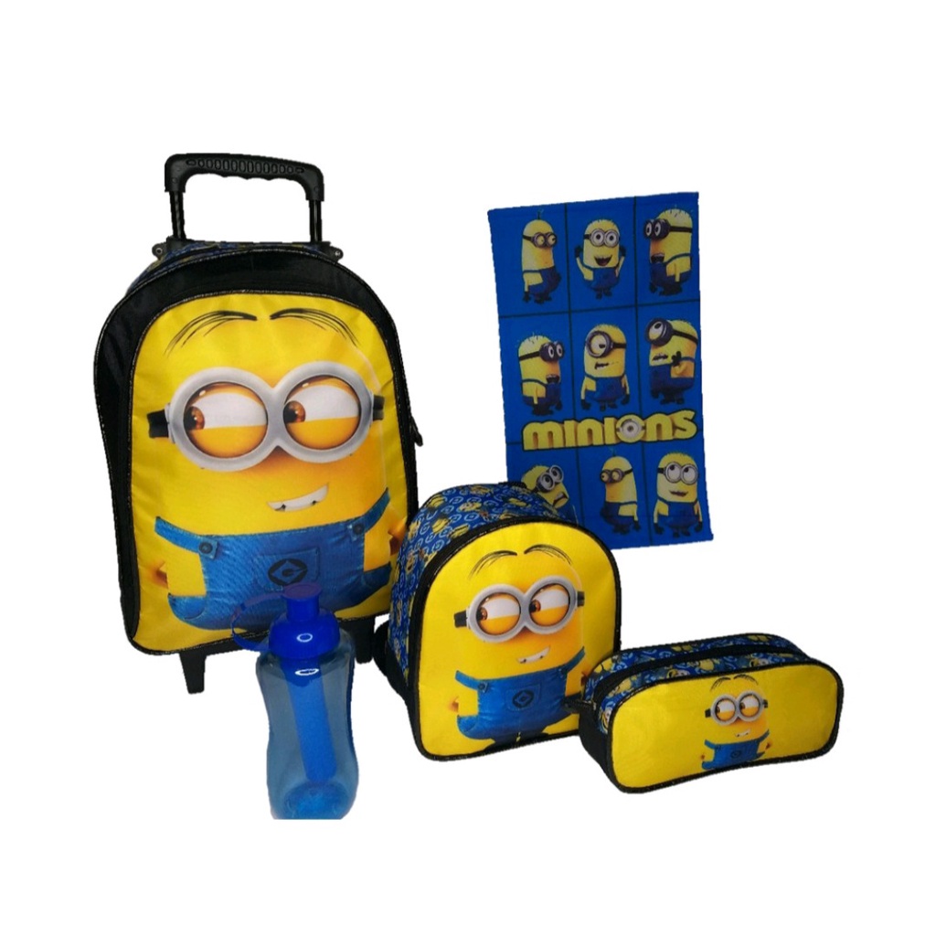 Mochila minions con discount ruedas