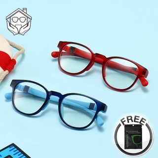 [Escolha De Valor] Óculos Fotocromáticos Anti-Radiação Para Crianças TR90 Armação Antiblue Light Computer Eyewea Frame L