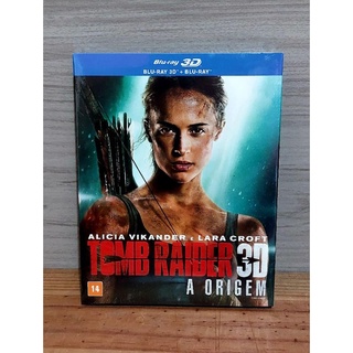 Blu-ray Tomb Raider A Origem 3d 2d ( 2 Discos ) ( Lacrado )