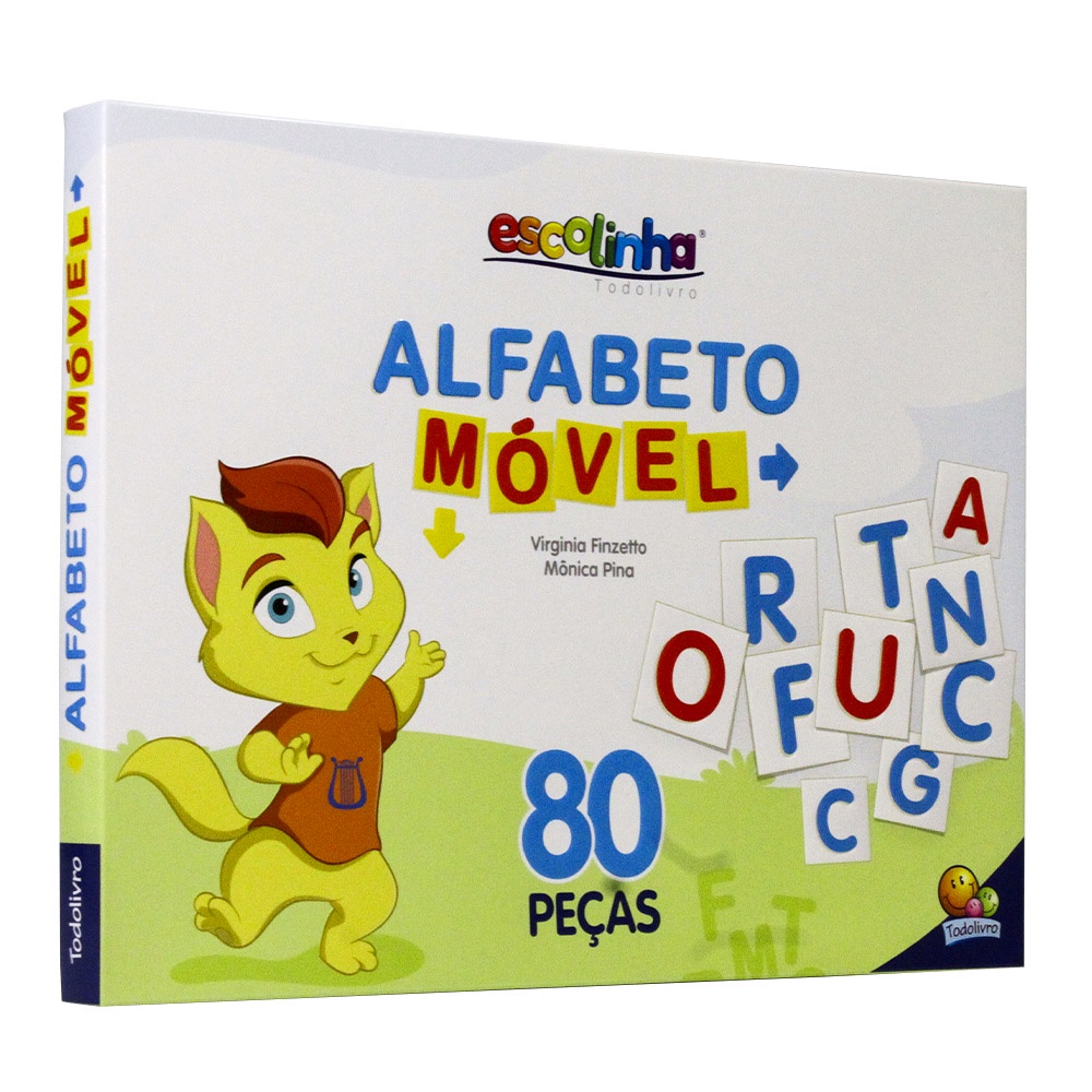 Alfabeto Móvel | Escolinha TodoLivro | Shopee Brasil