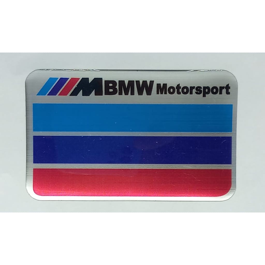 Emblema Adesivo Resinado Badge BMW Motorsport ( 8 x 5 ) | Shopee Brasil