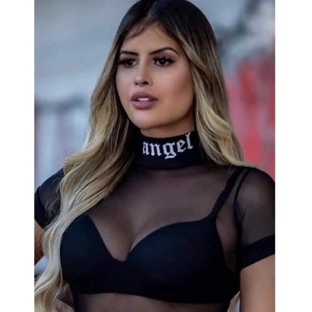 Blusa transparente angeles shop
