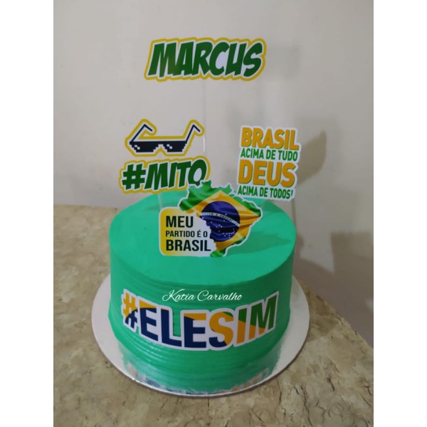 bolo masculino redondo em Promoção na Shopee Brasil 2023, bolo
