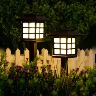 2 Luminarias Espeto Para Jardim Solar Led New