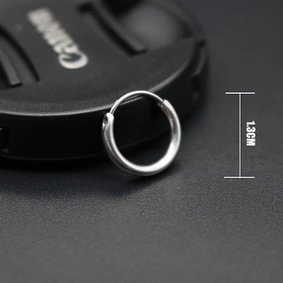 brinco pequeno menor argola prata prateado luxo masculino feminino não escurece pode molhar