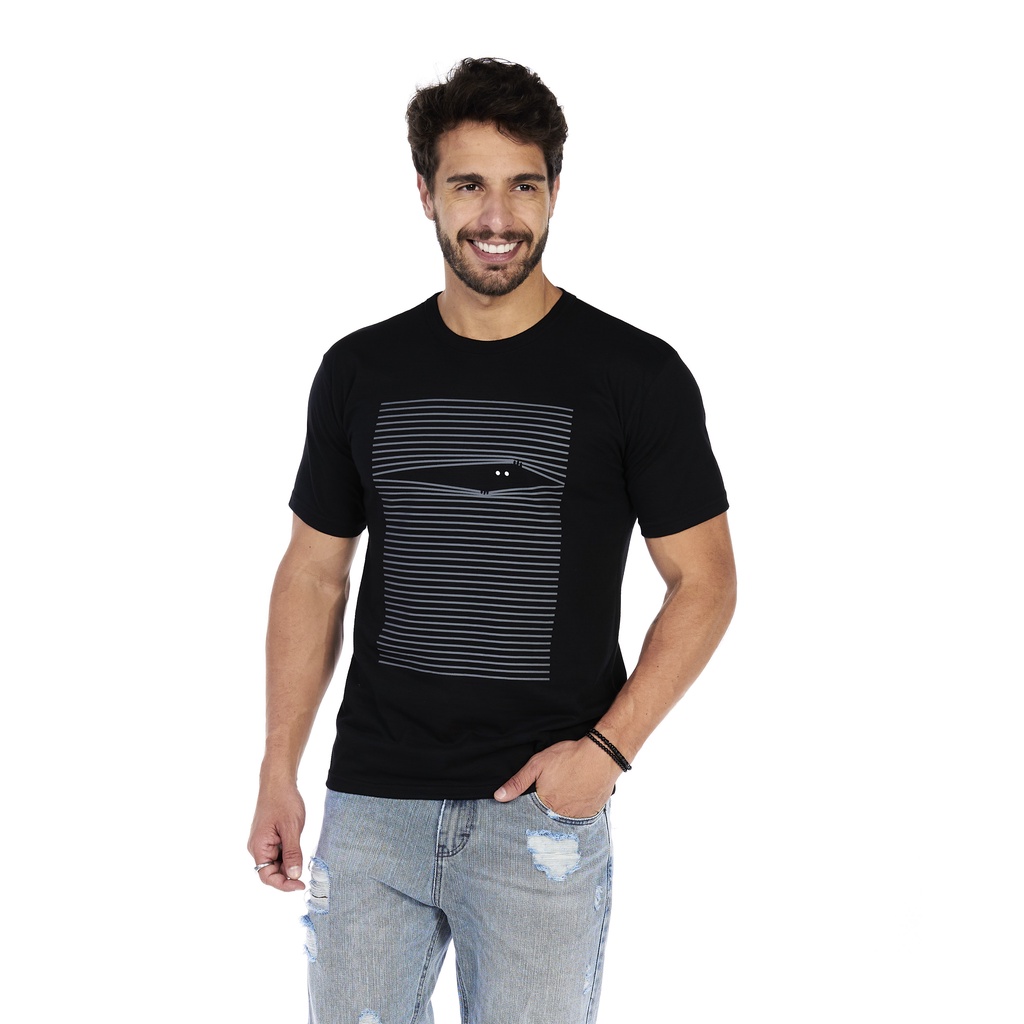 Kit 5 Camiseta Masculina Plus Size Tradicional 100% Algodão Fio 30.1 Camisa Estampada Revenda