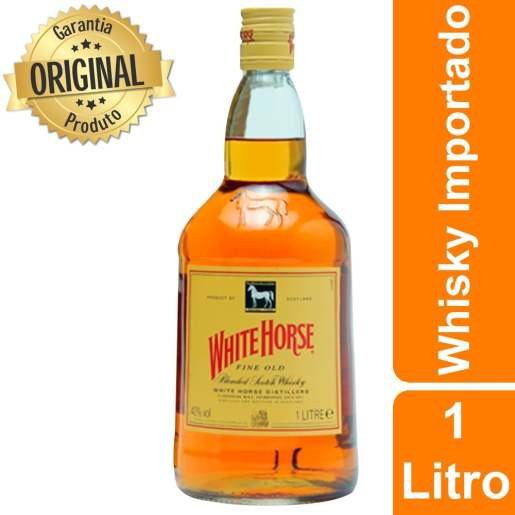 Whisky White Horse 1000ml PRODUTO 100 ORIGINAL Shopee Brasil