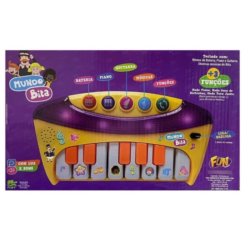 Mundo Bita Piano Infantil – Fun – Fun Divirta-se