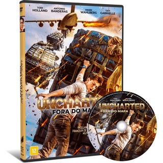 DVD Filme Uncharted - Fora do Mapa (2022) - Dual Áudio