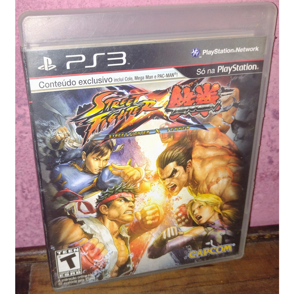 Jogo Street Fighter X Tekken Ps3 Mídia Física Frete Grátis