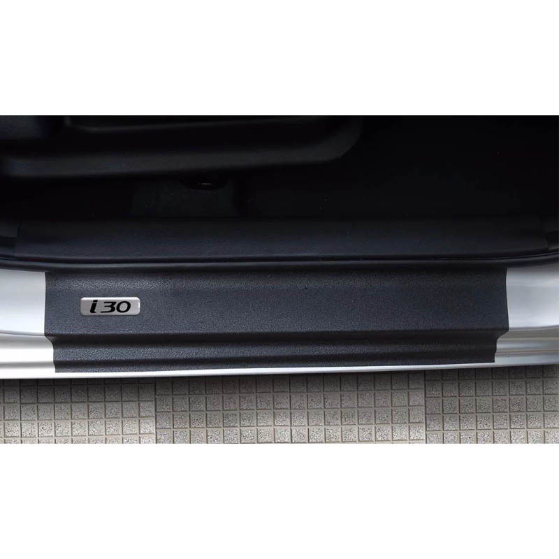 Kit Soleira da Porta Hyundai I30 Resinado Com Black Over