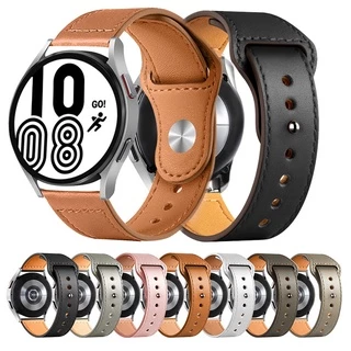 Pulseira Couro Compativel Smartwatch Watch3 watch4 Active2 Bip GTR42/47m GTS GTR3/PRO 20/22mm