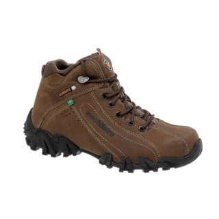 Bota masculina adventure 2024 mochileiro couro legitimo