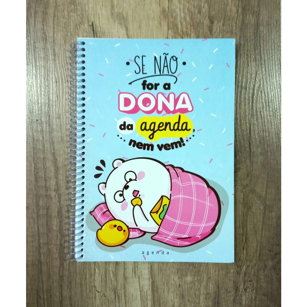 AGENDA PERMANENTE GRANDE o KAWAII - COISAS BEM LEGAIS