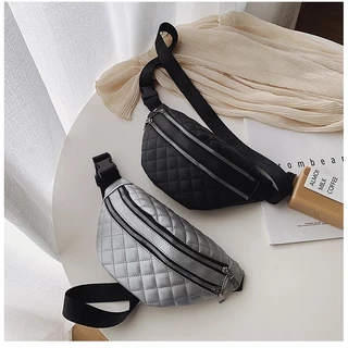 Pochete Masculina Feminino Bolsa Cintura Couro Sintetico